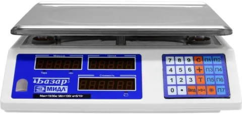 Весы торговые МИДЛ Базар 2(у) МТ 15 МДА / 71048883