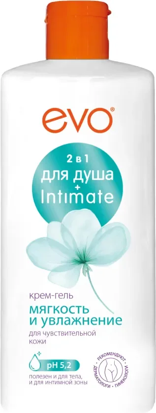 Гель для интимной гигиены EVO laboratoires Мягкость и увлажнение 2в1 (400мл)
