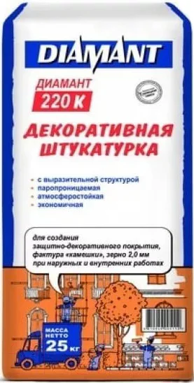 Штукатурка декоративная Diamant 220 K (25кг)