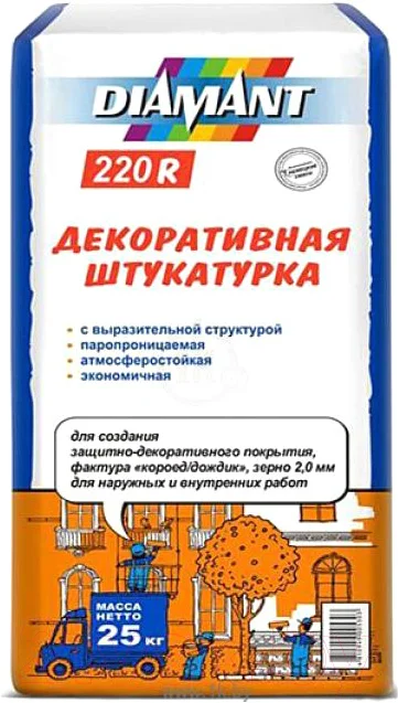 Штукатурка декоративная Diamant 220 R (25кг)