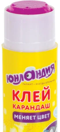 Клей-карандаш Юнландия Юнландик и хамелеон / 227614 — фото 3