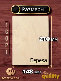 Набор для выжигания Славянская столица Доски заготовки из березы / Ф-2 2 (10шт) — фото 3