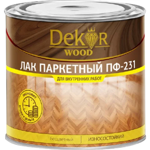 Лак Dekor Паркетный ПФ-231 (1.8кг)