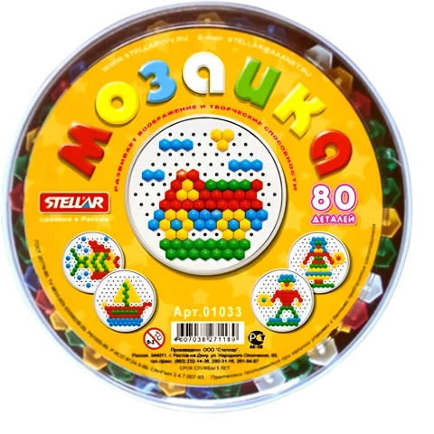 Развивающая игра Stellar Мозаика круглая / 2399622