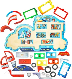 Развивающая игра Smile Decor Новогодний грузовик / П247 — фото 3