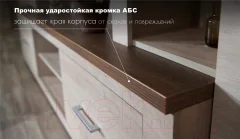 Тумба Империал Мэдисон 2д4ящ (дуб эндгрейн/дуб экспрессив/бронзовый) — фото 5