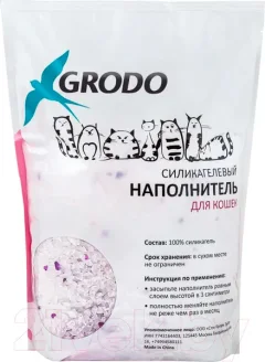 Наполнитель для туалета GRODO С ароматом лаванды / 24S042 (3.8л/1.8кг) — фото 8