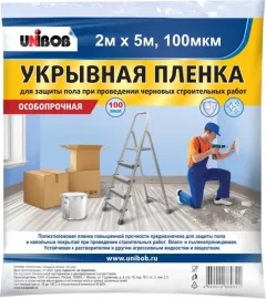 Пленка строительная Unibob 2х5м 100мкм / 87968 — фото 6