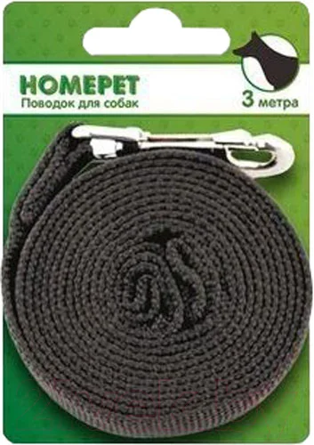 Поводок Homepet Стропа с карабином 25мм / 65993 (3м)