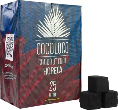 Уголь для кальяна Cocoloco Хорека 25мм (72шт/1кг) — фото 1