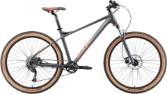 Велосипед STARK 25 Hunter 27.3 (XS/14.5, антрацит матовый/оранжевый металлик, разобранный, в коробк) — фото 1