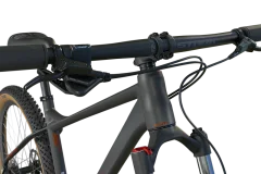 Велосипед STARK 25 Hunter 27.3 (XS/14.5, антрацит матовый/оранжевый металлик, разобранный, в коробк) — фото 3