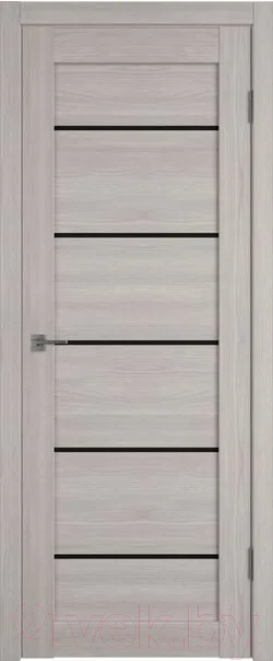 Дверь межкомнатная Atum Pro Х27 70х200 (Stone Oak/Black Gloss)
