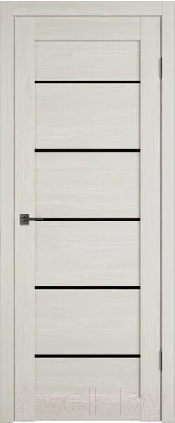 Дверь межкомнатная Atum Pro Х27 70х200 (Artic Oak/Black Gloss)