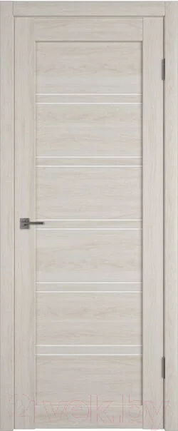 Дверь межкомнатная Atum Pro Х28 70x200 (Scansom Oak/White Cloud)