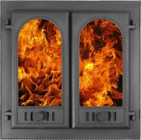 Дверца каминная Литком Горница-2 ДК-8С (Р) (50x50)
