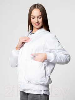 Куртка MT.Style №29 Bomber (L, белый) — фото 2