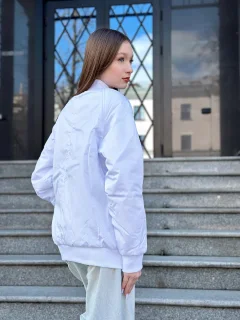 Куртка MT.Style №29 Bomber (L, белый) — фото 9