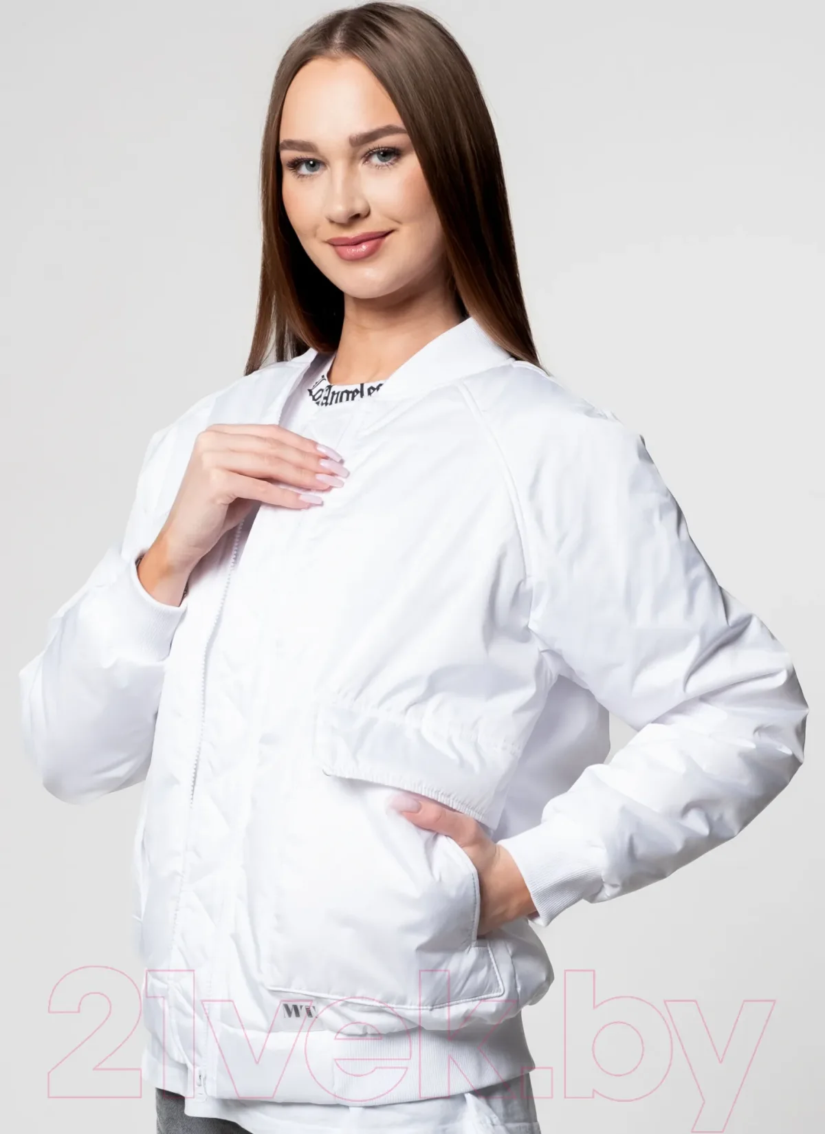 Куртка MT.Style №29 Bomber (XL, белый)