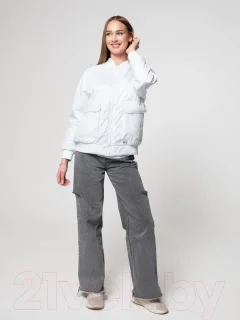 Куртка MT.Style №29 Bomber (XL, белый) — фото 8