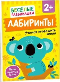 Развивающая книга Росмэн Лабиринты. Учимся проводить линии. От 2 лет, мягкая обложка — фото 1