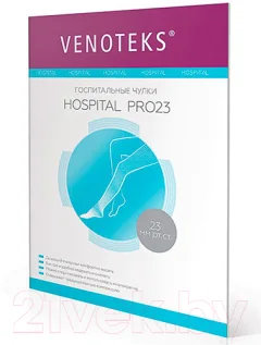 Чулки компрессионные Venoteks 2R236 2 кл.к. (M, белый) — фото 3