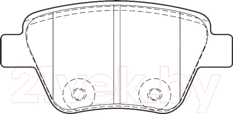 Тормозные колодки Valeo 302134