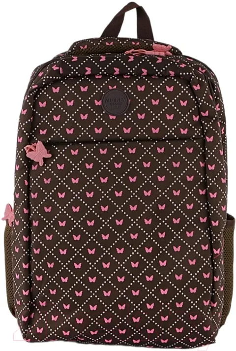 Школьный рюкзак Miqini 306-7217-BPN (коричневый/розовый)