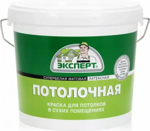 Краска Эксперт Потолочная -30С (7кг, супербелый)