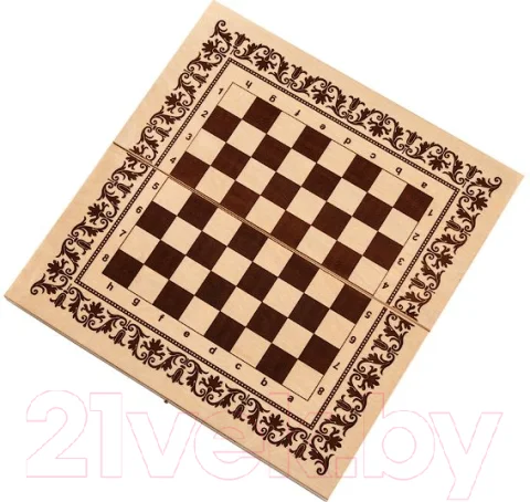 Набор настольных игр Фабрика Игр 3-в-1 Нарды, шашки, шахматы / НШ-2