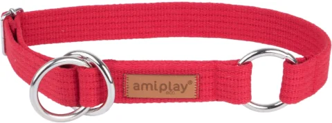 Ошейник-полуудавка Ami Play 32-50см (L, красный)