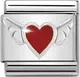 Звено для браслета NominatioN Красное сердце с крыльями 330202/01 — фото 2