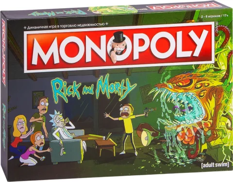 Настольная игра Hasbro Монополия Рик и Морти / 33862