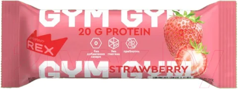 Набор протеиновых батончиков ProteinRex 33% Клубничный десерт (15x60г)
