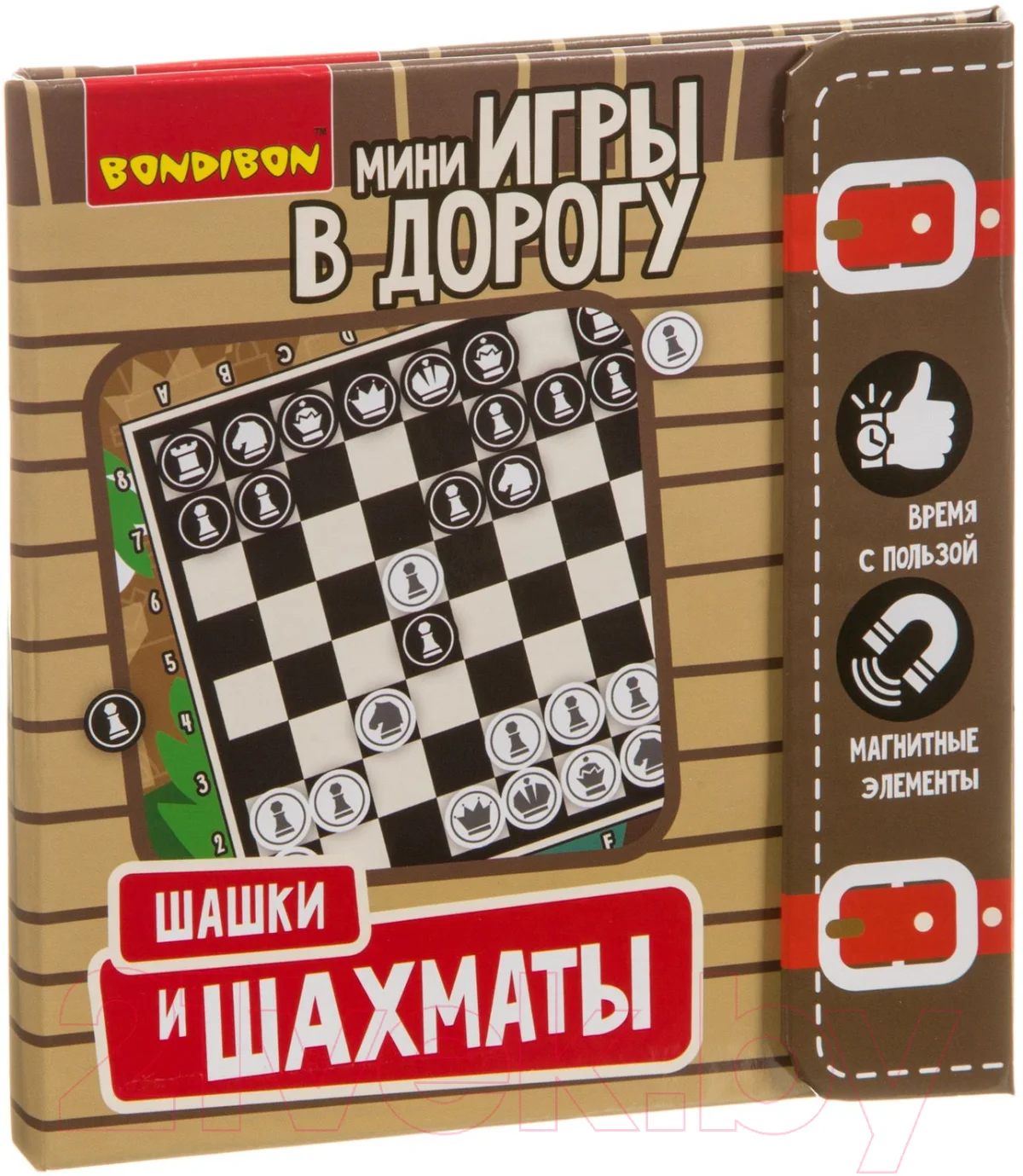 Набор настольных игр Bondibon Шашки и шахматы / ВВ3413