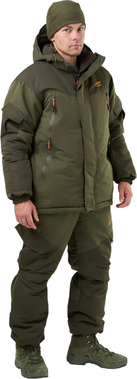 Костюм для охоты и рыбалки Taygerr Корсар Таслан/Хаки 342 Зима -45 (р.48-50/170-176)