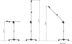 Стойка для студийного оборудования Kupo 346MH Junior Boom Roller Stand — фото 3