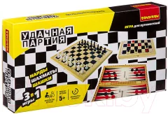 Набор настольных игр Bondibon Удачная партия / ВВ3490 — фото 1