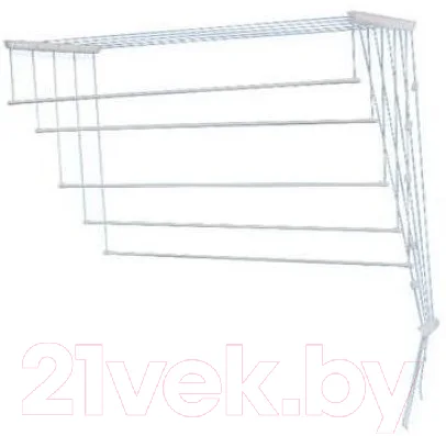 Сушилка для белья Perfecto Linea 36-002251 (2.5м, 5 стержней, белый)