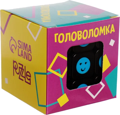 Игра-головоломка Puzzle Кубик Рубика. Смайлик / 3742269