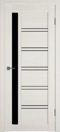 Дверь межкомнатная Atum Pro Х38 60x200 (Artic Oak/Black Gloss) — фото 3