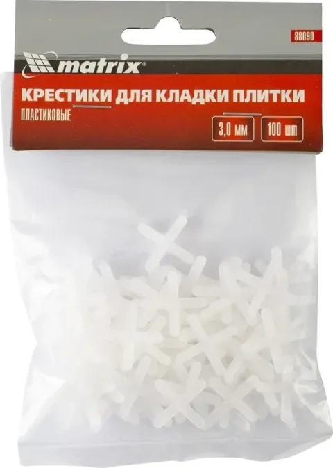 Крестики для укладки плитки Matrix 3мм / 88090 (100шт)