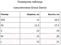 Наколенники защитные Grace Dance 3908698 (XXS, бирюза) — фото 5