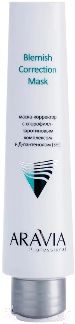 Маска для лица кремовая Aravia С хлорофилл-каротиновым комплексом и Д-пантенолом 3% (100мл)