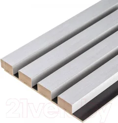 Реечная панель Grace МДФ 3D Line Modern L02 Береза черная (2750х160х19мм) — фото 8
