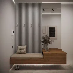 Реечная панель Grace МДФ панель 3D Line Modern L05 Серый тик (2750х160х19мм) — фото 10