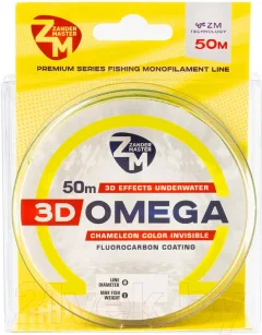 Леска монофильная ZanderMaster 3D Omega 0.203мм 6.9кг / 11747 (50м) — фото 1