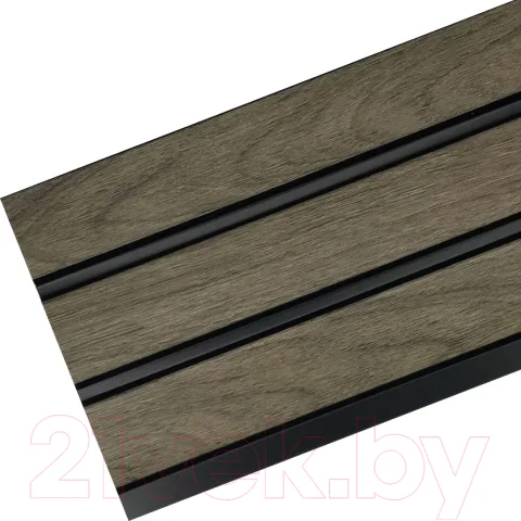 Реечная панель Grace ПВХ 3D RAIL Дуб антик (2800х120х10мм)