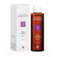 Шампунь для волос System 4 3 Mild Shampoo Для ежедневного применения (250мл) — фото 6