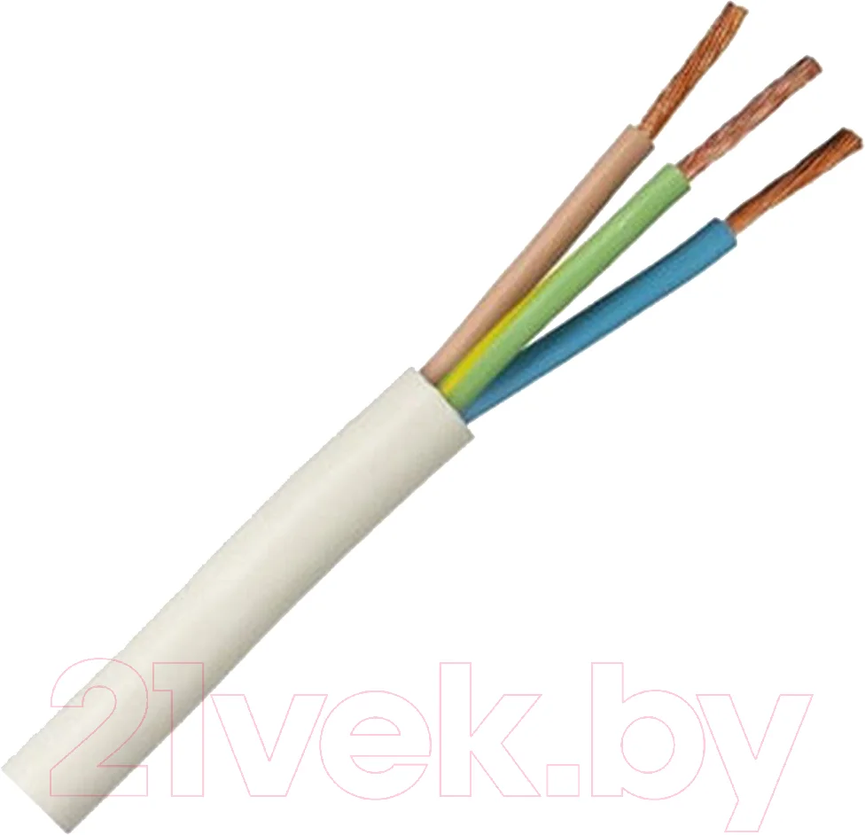 Провод силовой Автопровод ПБВВГ-3x2.5 (100м,белый)